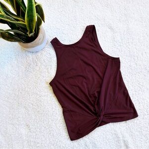 Maroon Athleta tank top